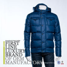 First Luxury Brand Men Down Jacket Bomber Clothing Made In Shaoxing China